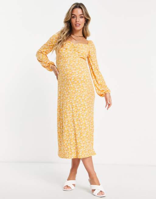 Missguided yellow dress sale
