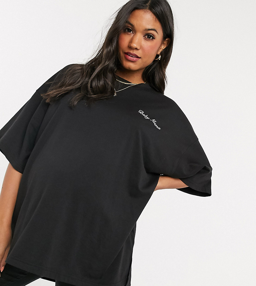 Missguided Maternity - Oversized T-shirt met baby mama-tekst in zwart