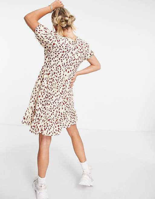 Dresses Missguided Maternity smock mini dress in leopard print 