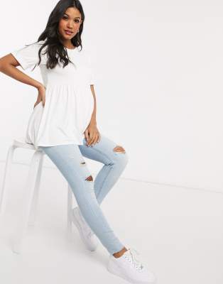 maternity smock top