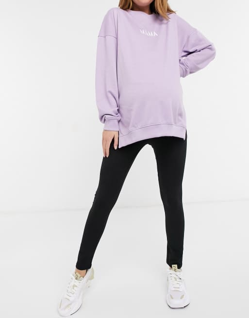 Missguided lilac sweatshirt hot sale