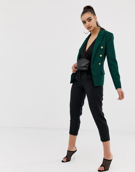 Green 2025 military blazer