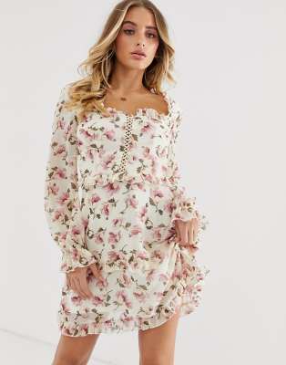 missguided floral dress