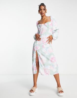 milkmaid green dress