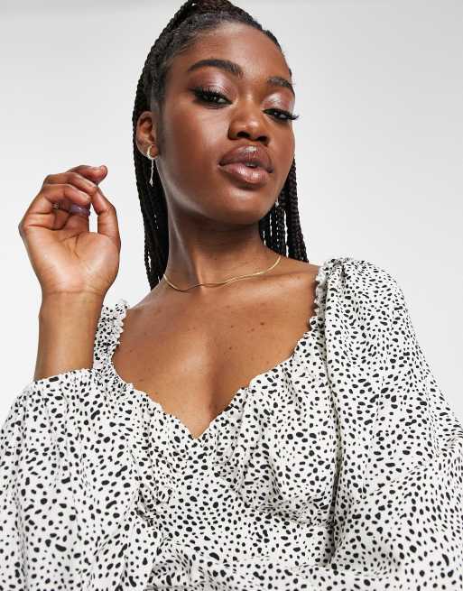 missguided milkmaid skater dress Missguided Pink Floral Print Tie Back Skater Dress