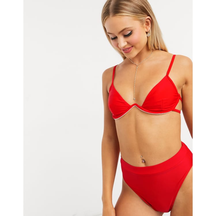 Missguided lightning bolt store swimsuit