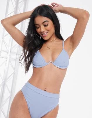 underwire v bikini top