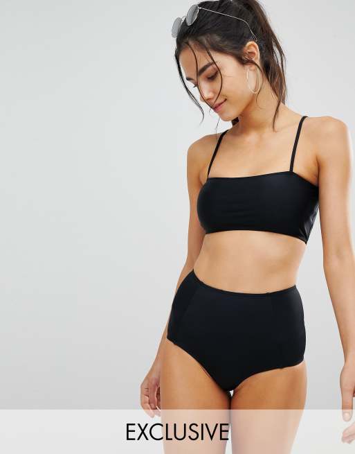 Missguided Mix & Match Bikini in Black, 5 of 6