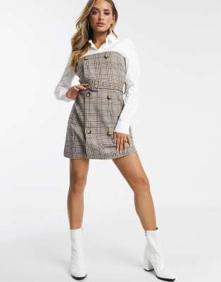 belted shirt dress