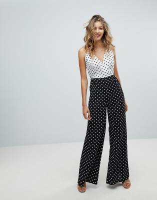 asos polka dot jumpsuit