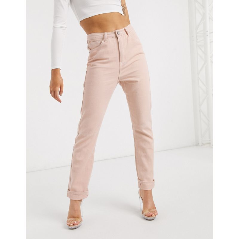 Donna vqzDK Missguided - Mom jeans cipria
