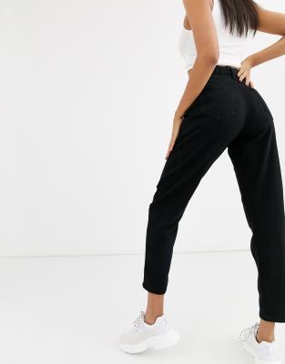 black mom trousers