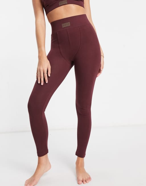 Missguided MSGD co-ord legging in burgundy