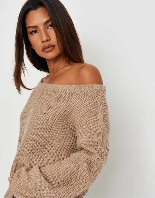 Missguided ophelia outlet off shoulder jumper