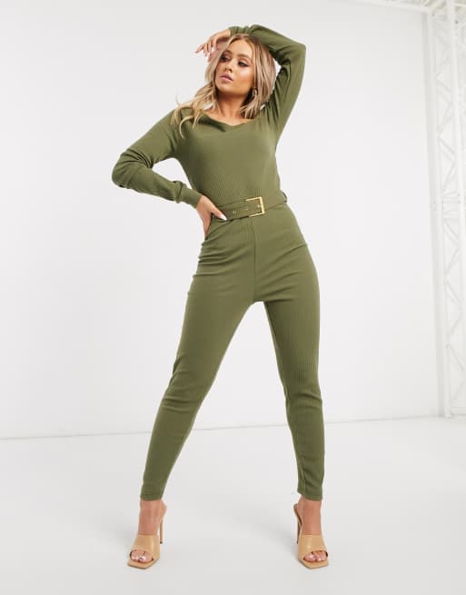 Off the hot sale shoulder jogger jumpsuit