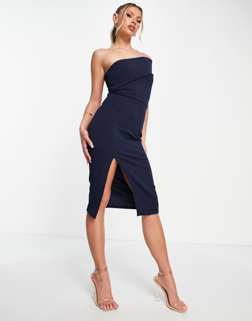 Missguided one shop shoulder midi dress