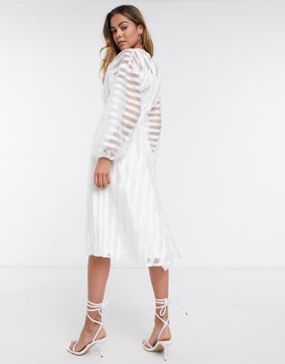 asos organza dress