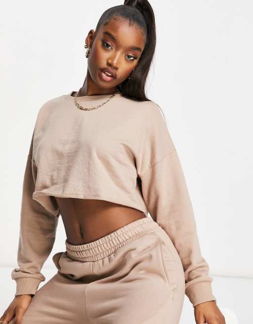 Missguided discount beige hoodie