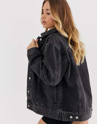black denim jacket missguided