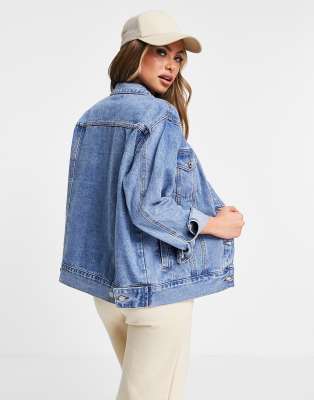 Missguided oversized denim jacket review hotsell