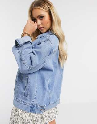 asos oversized denim jacket