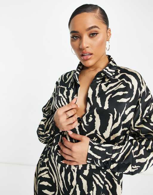 Missguided oversized shirt dress on sale