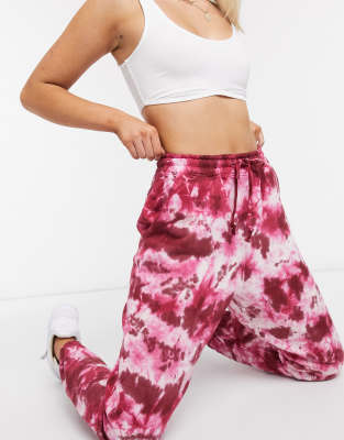 missguided tie dye sweatpants