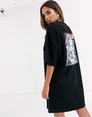 oversized graphic t shirt dress