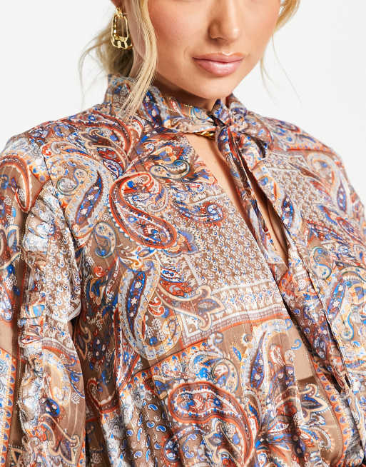 Missguided 2025 paisley dress