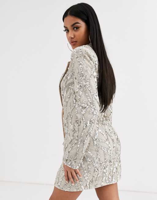 Missguided peace and love hotsell sequin dress