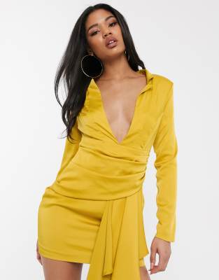 missguided peace and love blazer dress