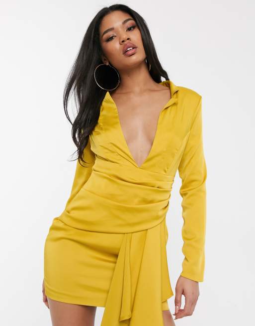 Missguided peace and top love blazer dress