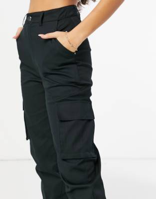 black cargo pants petite