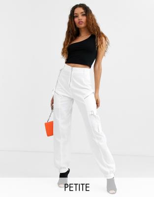 white cargo pants