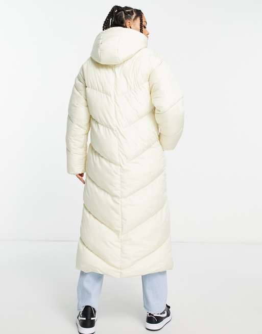 Missguided long padded store coat