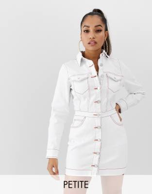 white shirt dress petite