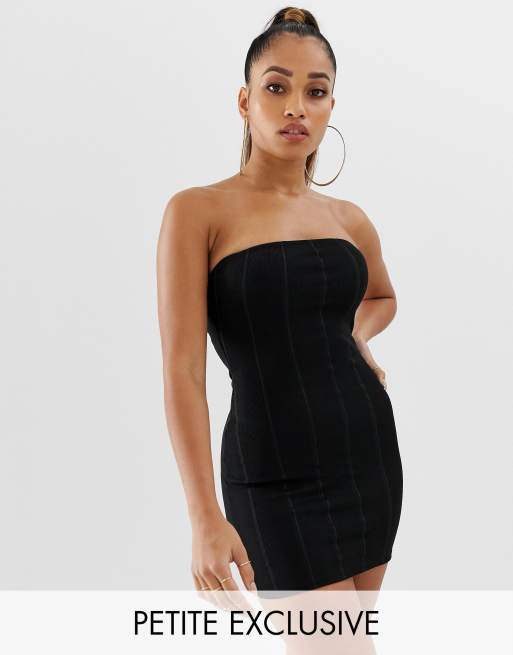 Missguided hotsell strapless dress