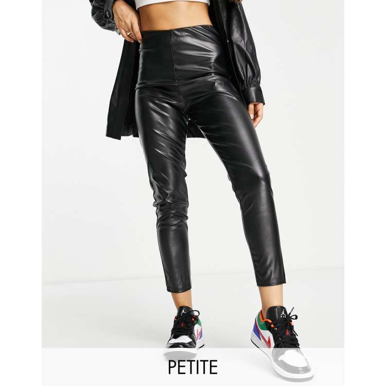 Leather leggings missguided sale