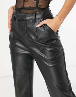missguided leather pants review