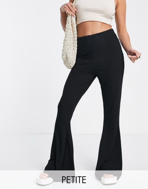 Missguided Petite - Flare-broek in zwart