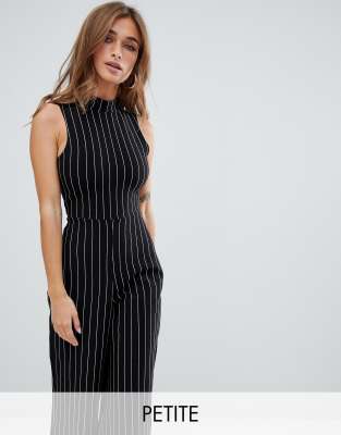 petite high neck jumpsuit