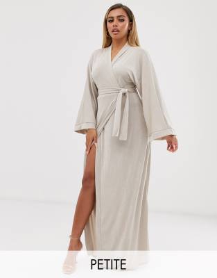 petite kimono maxi dress