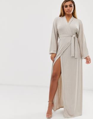 petite kimono maxi dress