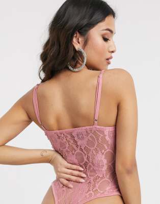 lace cupped bodysuit