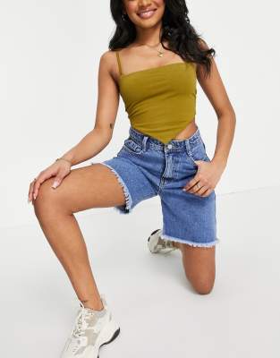 missguided denim shorts