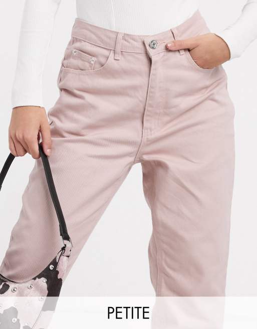 Missguided pink deals mom jeans