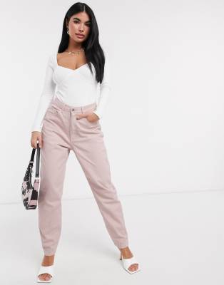 pink petite jeans