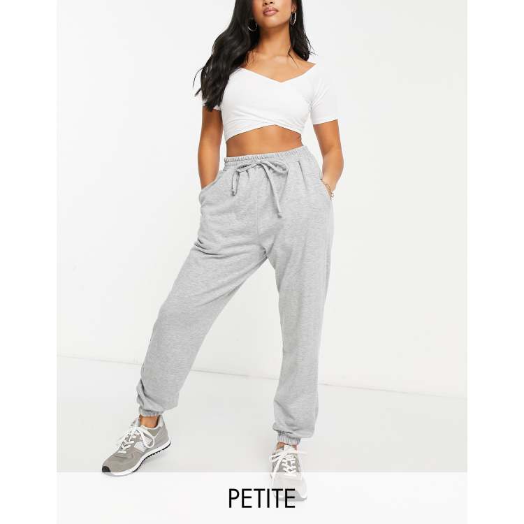 Missguided Petite oversized 90s joggers in grey ASOS