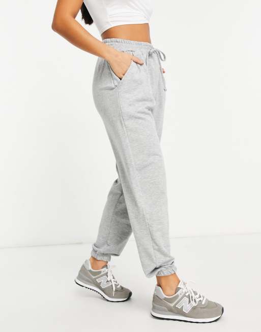 Topshop classic grey 90's best sale oversized joggers