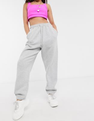 womens petite grey joggers